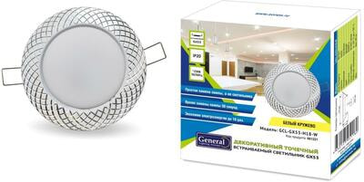     GX53 General Lighting GCL-GX53-H18-W  , 661221 (,  1)
