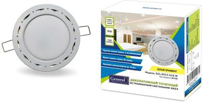     GX53 General Lighting GCL-GX53-H18-W  , 661230 (,  1)