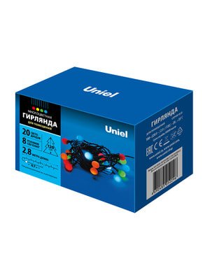  Uniel ULD-S0280-020/DGA MULTI IP20 COLORBALLS (11093) (,  3)