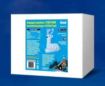   Uniel ULD-M3133-050/STA WHITE IP20 LYING FAWN (09560) (,  1)