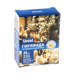  Uniel ULD-S0200-020/SB/2AA WARM WHITE IP20 DEW (UL-00007183).  2