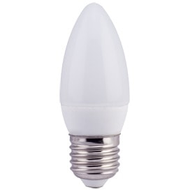 Лампочка светодиодная Ecola LED 6,0W 220V E27 4000K свеча (композит) 101x37 (C7LV60ELC) Лампочка светодиодная Ecola LED 6,0W 220V E27 4000K свеча (композит) 101x37 (C7LV60ELC)