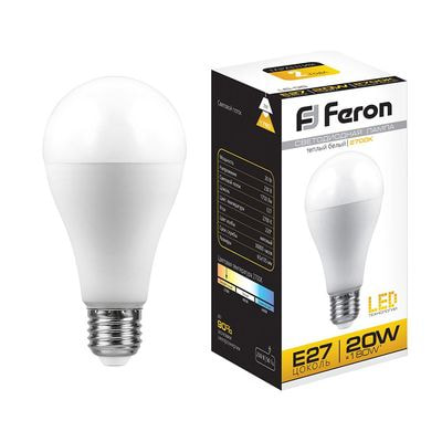  Feron 20 230V E27 2700K A65 LB-98, 25787 ()