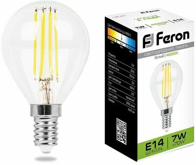    Feron 7  230V E14 4000K  LB-52, 25875 ()