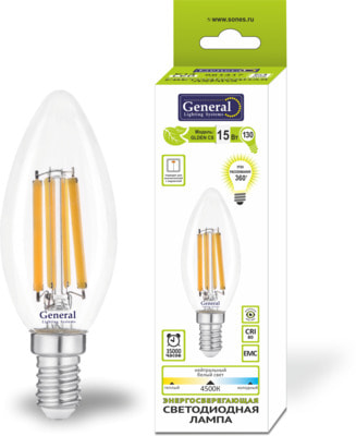    General Lighting 15  661416 GLDEN-CS-15-230-E14-2700 ()