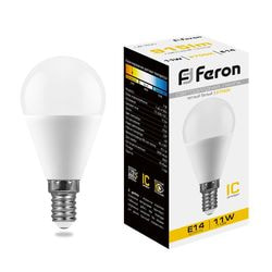   Feron 11 230V E14 2700K G45 LB-750, 25946