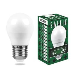   Saffit 9 230V E27 2700K G45 SBG4509, 55082
